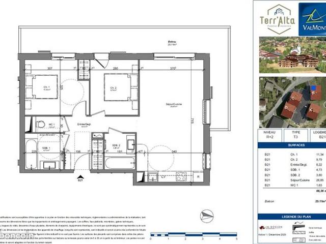 Appartement vente à Bonneville, Cordon