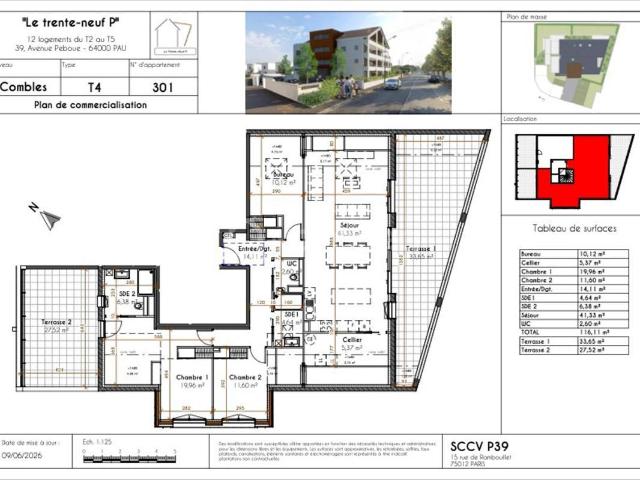 Appartement vente à Pau
