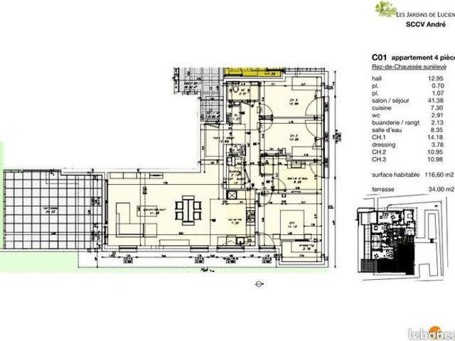 Appartement vente à Strasbourg, Eschau