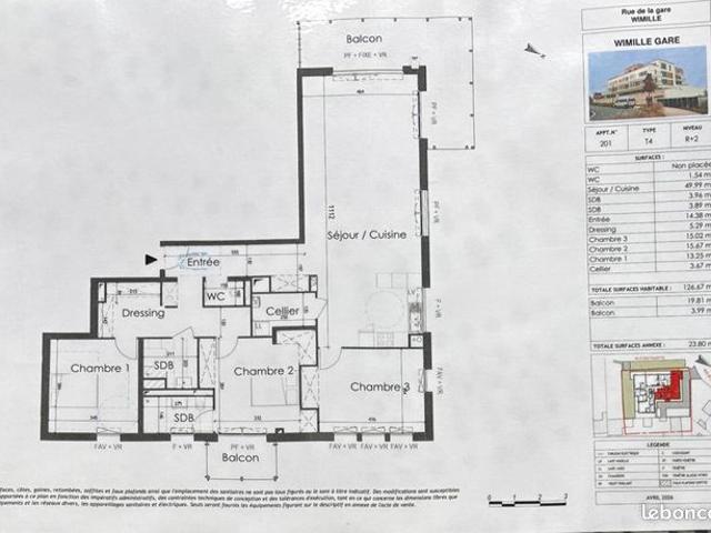 Appartement vente à Boulogne-sur-Mer, Wimille