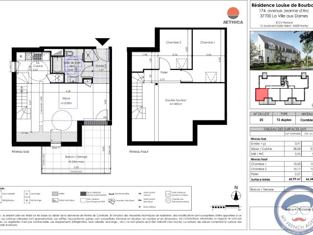 Appartement vente à Tours, La Ville-aux-dames