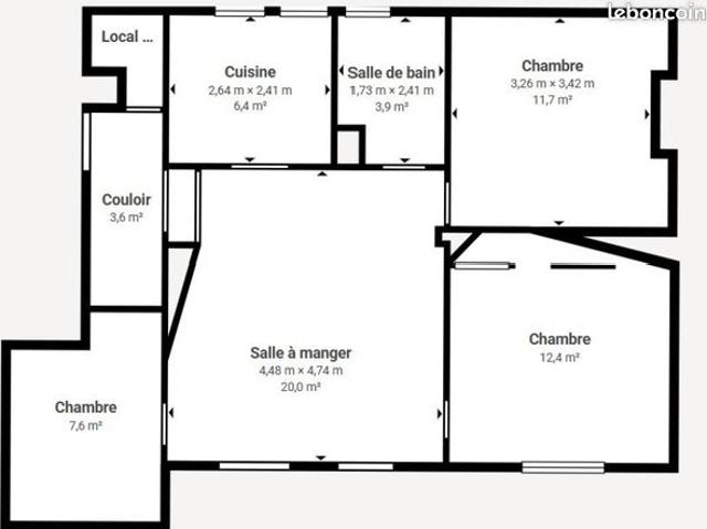 Appartement vente à Saintes, Floirac