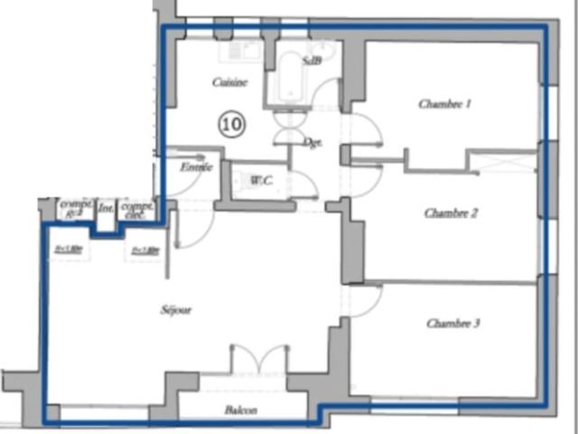 Appartement vente à Quartier Centre Ville, Viry-Châtillon