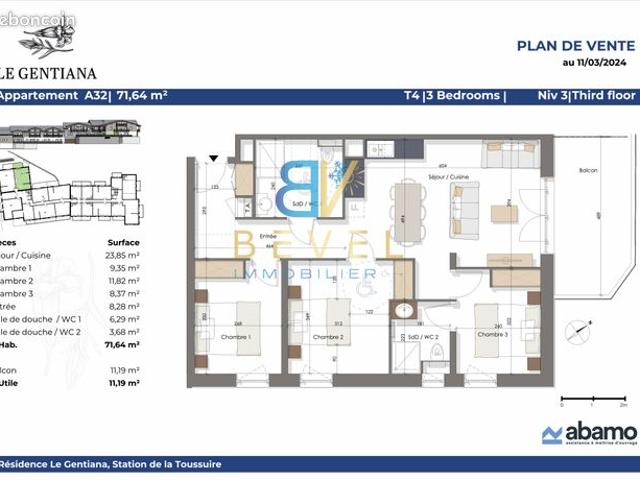Appartement vente à Saint-Jean-de-Maurienne, Fontcouverte-la Toussuire