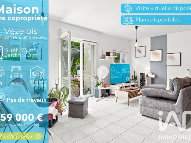 Appartement vente à Vézelois, Territoire-de-Belfort