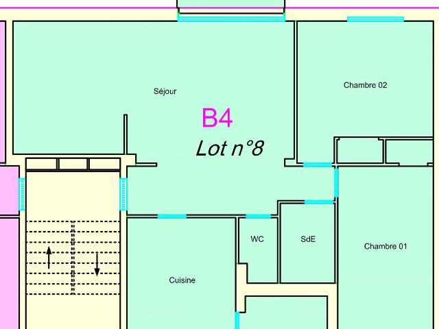 Appartement vente à Trocadéro, Bain-de-Bretagne