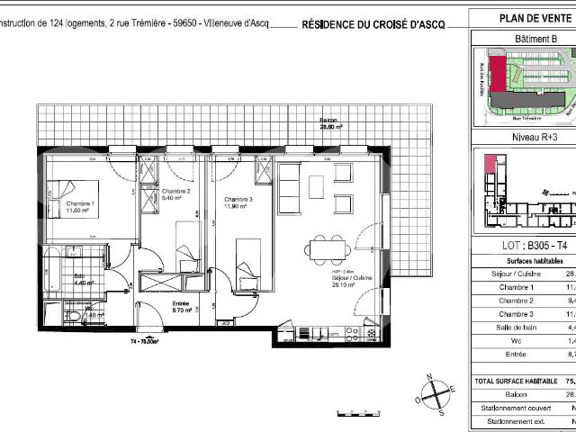 Appartement location à Lille, Villeneuve-d'ascq