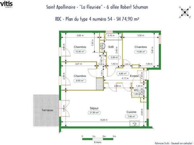 Appartement location à Saint-Apollinaire, Côte-d'Or