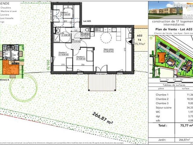 Appartement vente à Bourges, Saint-just