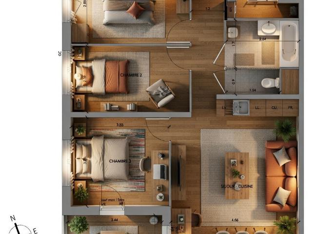 Appartement vente à Albertville, Ugine
