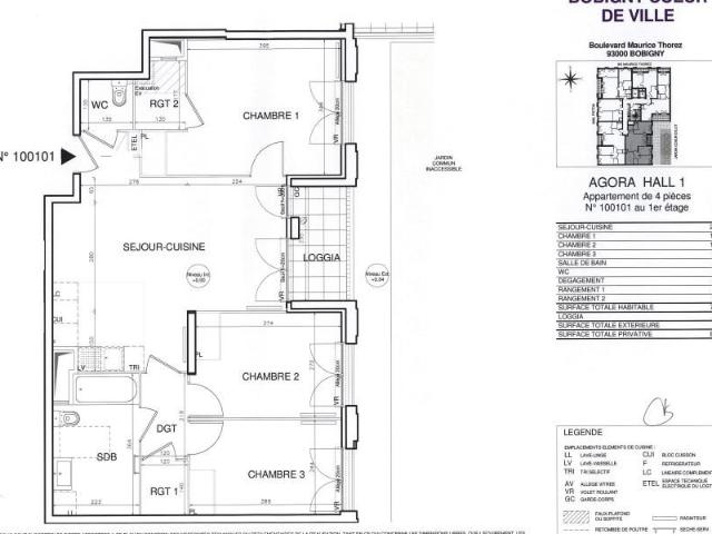 Appartement location à France métropolitaine, Bobigny