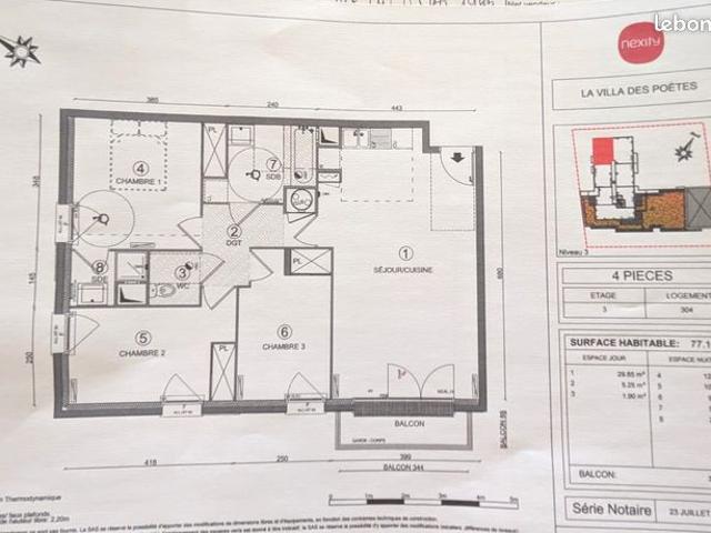 Appartement vente à Pontoise, Persan