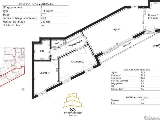 Appartement vente à Dreux, Montreuil