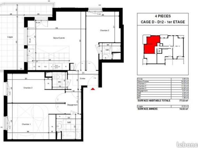 Appartement vente à Thiais, Val-de-Marne
