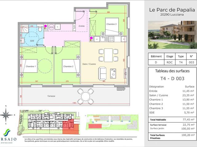 Appartement vente à Bastia, Lucciana