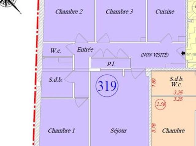 Appartement vente à Dreux, Montreuil