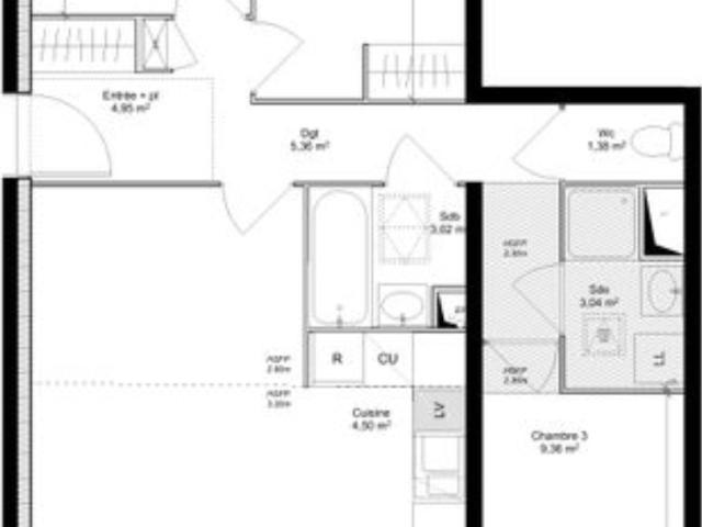 Appartement vente à Palaiseau, Arpajon