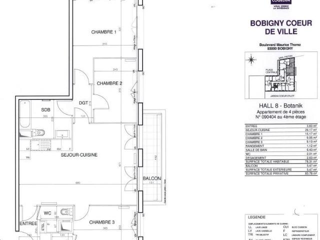 Appartement location à France métropolitaine, Bobigny