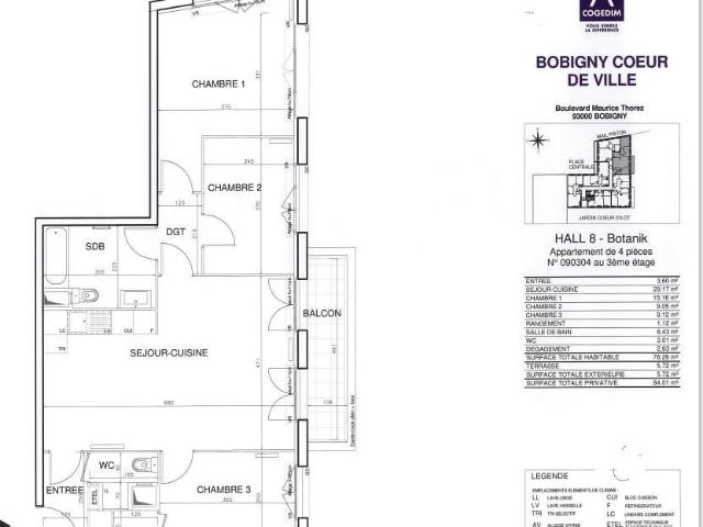 Appartement location à France métropolitaine, Bobigny