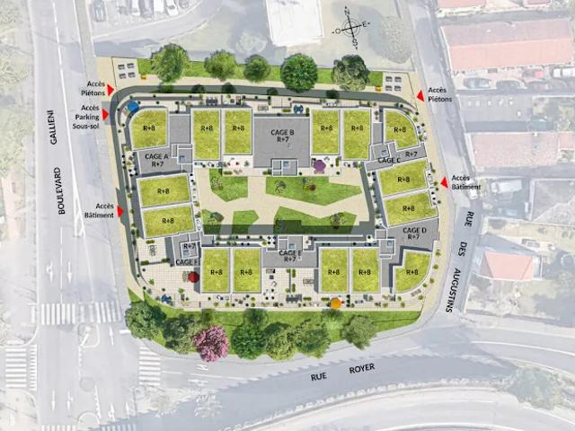 Appartement vente à Nanterre, Villeneuve-la-garenne