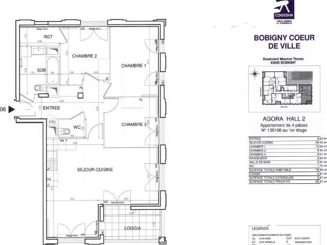 Appartement location à France métropolitaine, Bobigny