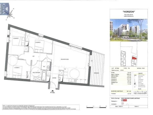Appartement location à Bordeaux, Belcier