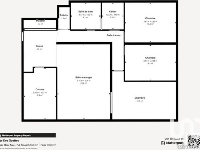 Appartement vente à Fontainebleau, Saint-mammès