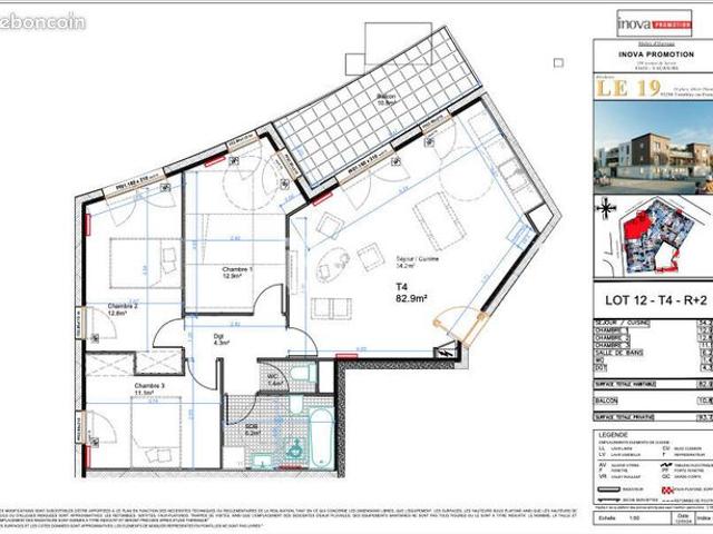 Appartement vente à Le Raincy, Tremblay-en-france