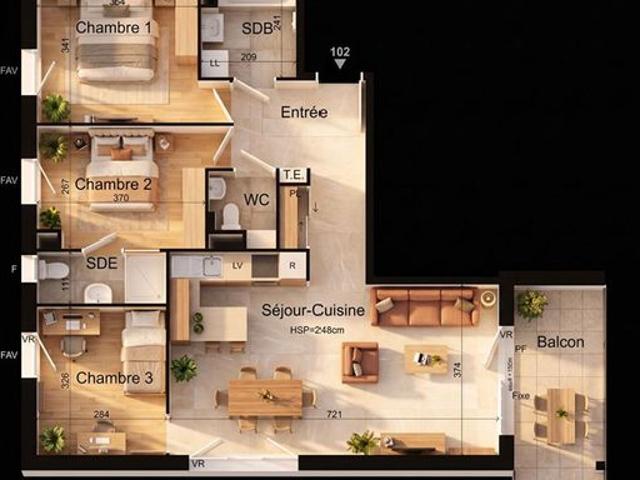 Appartement vente à Privas, Saint-priest