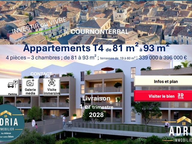 Appartement vente à Montpellier, Cournonterral