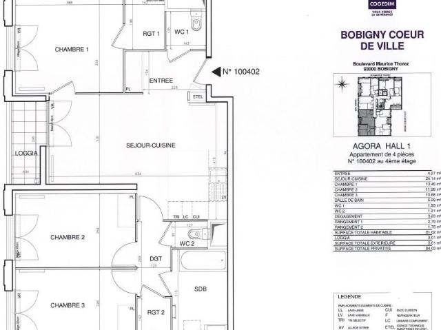 Appartement location à France métropolitaine, Bobigny