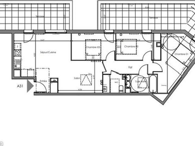 Appartement vente à Bordeaux, Saint-médard-en-jalles