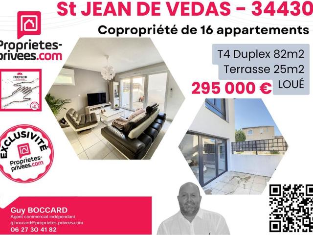 Appartement vente à Roque-Fraïsse, Saint-Jean-de-Védas