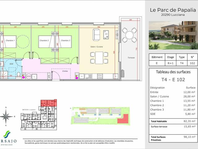 Appartement vente à Bastia, Lucciana