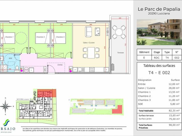 Appartement vente à Bastia, Lucciana
