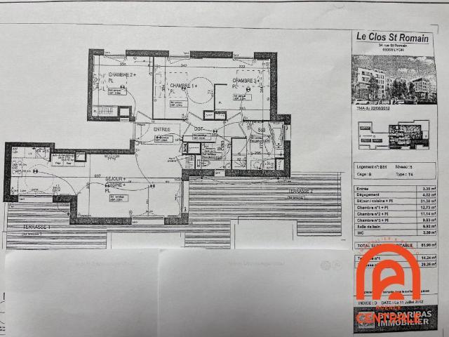 Appartement location à Lyon, Métropole de Lyon