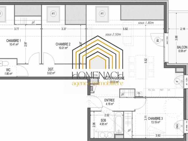 Appartement vente à La Tour-du-Pin, Corbelin