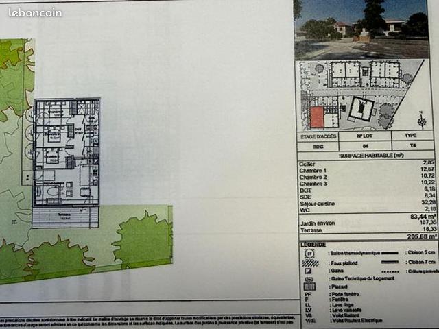 Appartement vente à Dax, Tosse