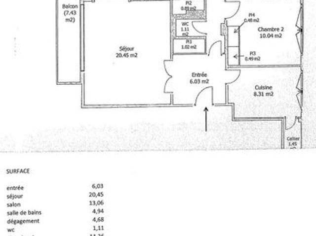 Appartement vente à Argenteuil, Ermont