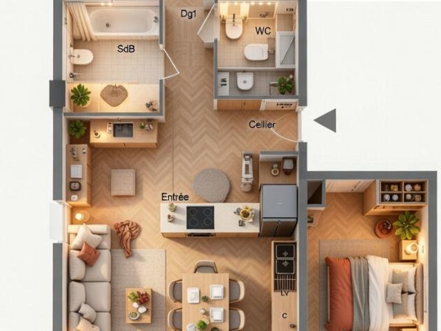 Appartement vente à Chambéry, Challes-les-eaux
