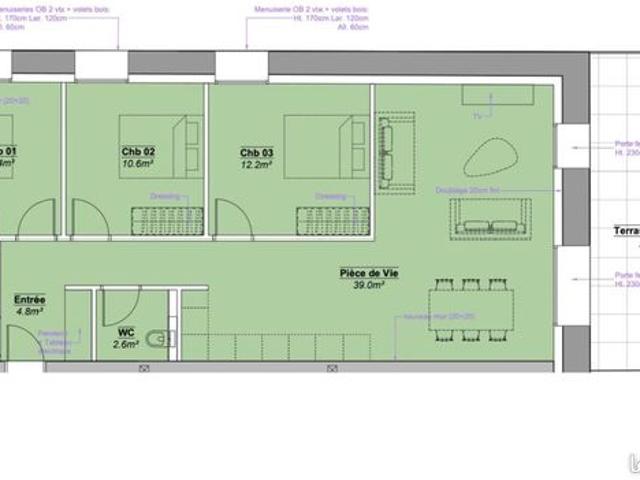 Appartement vente à Saint-Claude, Viry