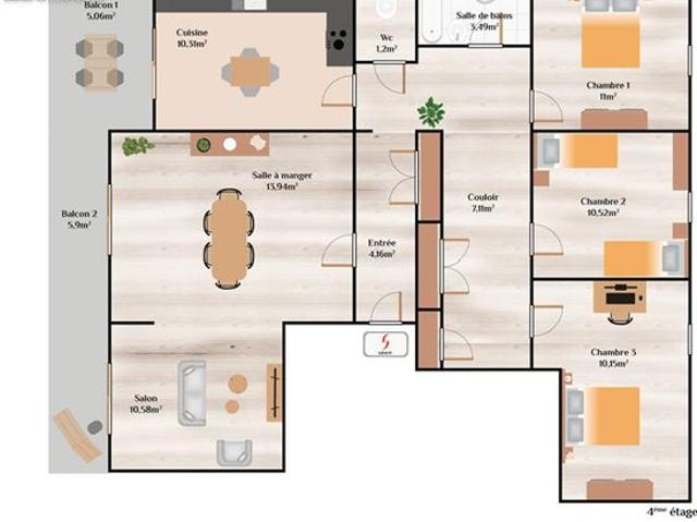 Appartement vente à Montluçon