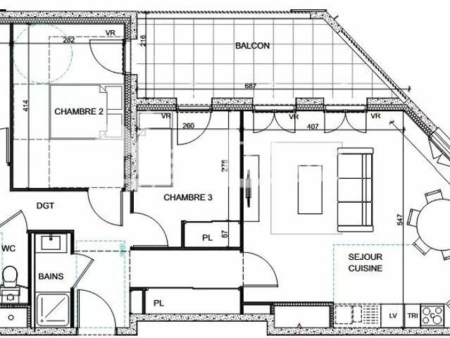 Appartement vente à Villefranche-sur-Saône, Rhône