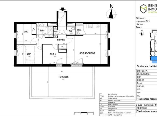 Appartement vente à Rennes, Bretagne