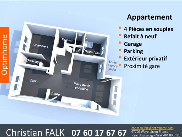Appartement vente à Haguenau-Wissembourg, Weyersheim