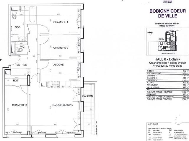 Appartement location à France métropolitaine, Bobigny