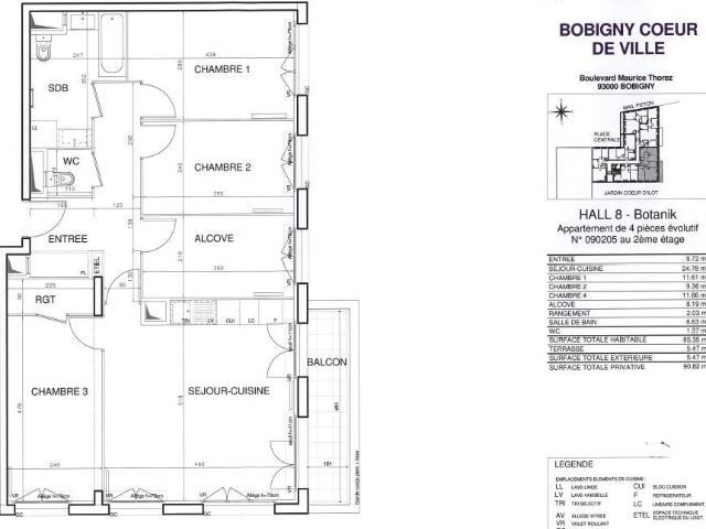 Appartement location à France métropolitaine, Bobigny