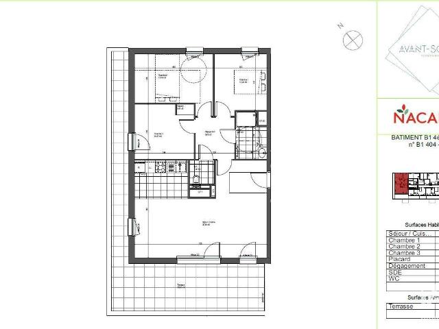 Appartement vente à Thionville, Florange