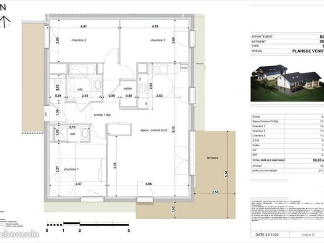 Appartement vente à Bonneville, La Rivière-enverse