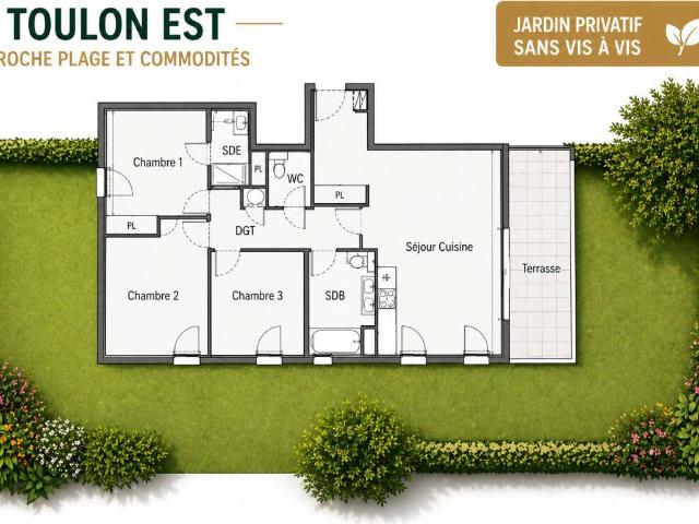 Appartement vente à Arrondissement de Toulon, Toulon